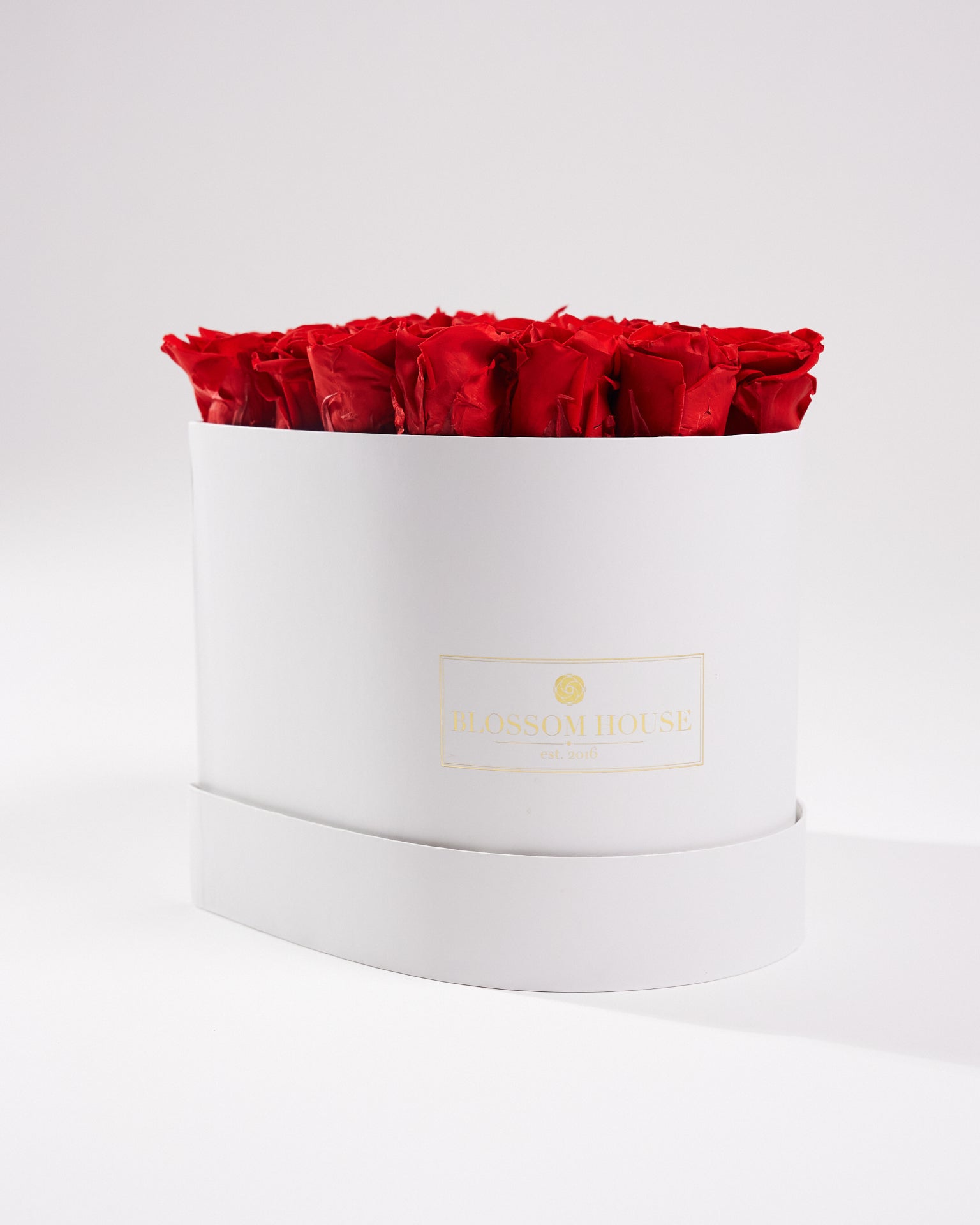 Love from Tokyo - Hjärtformad box med röda rosor